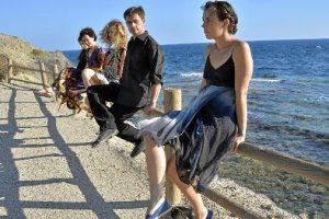 Una de las representaciones en Rodalquilar.