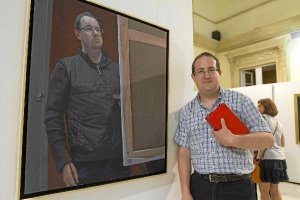 Autorretrato del propio García Ibáñez. 