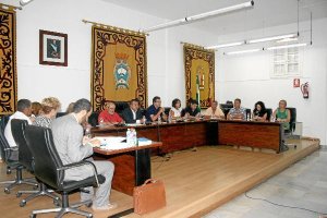 Pleno extraordinario sobre El Algarrobico celebrado hace unos días.