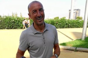 Ranko Popovic, esta mañana en el Estadio.