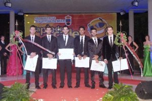 Los ganadores de los distintos tíitulos de Caballero Almería 2015.