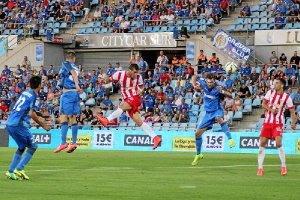 Hemed ha sido de lo mejor del Almería en dos jornadas celebradas pero sin acertar de cara a gol.