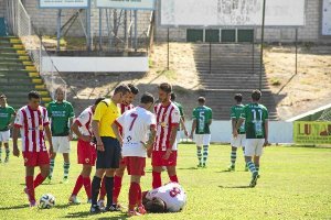 Una imagen del partido.