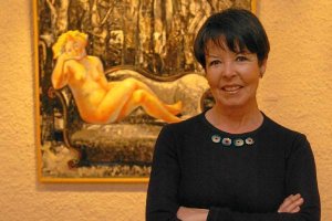 La pintora Carmen Pinteño.