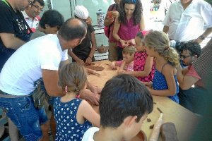 Algunos de los niños participantes.