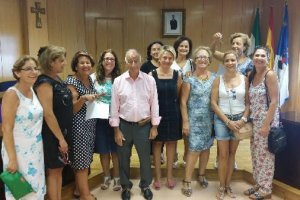 Acto de entrega de las llaves.