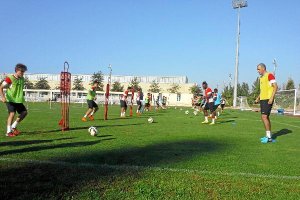 Entrenamiento de este miércoles.