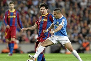 Crusat en un Barça-Almería.