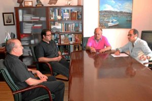 De izquierda a derecha, Antonio Cobo, Antonio Manzano, Enrique Hernándo y Moisés Linares.