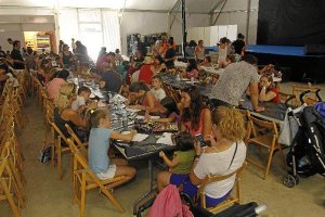 Algunos de los niños participantes este año.