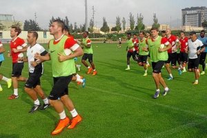 Entrenamiento del Almería.