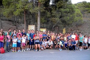 Senderistas que participaron en la actividad.