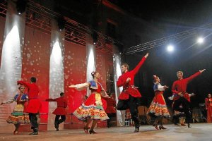 Una de las actuaciones durante el festival.