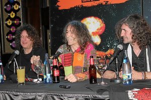 Extremoduro, en la presentación de su gira. (Foto: Juan Palacios)