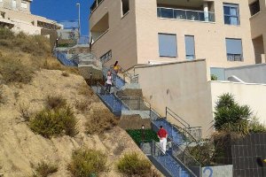 Modelo de diseño de las escaleras peatonales.