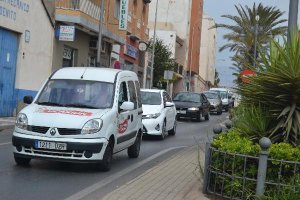 La vegetación y la alta circulación de la Avenida de Roquetas son señalados como factores de peligro