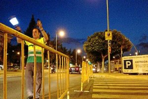 Verdiblanca ha montado un gran dispositivo para los aparcamientos.