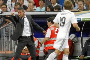 Cholo Simeone en plena faena.