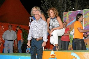 Gabriel Amat estuvo al frente de la entrega de premios a los deportistas y clausuró el evento.