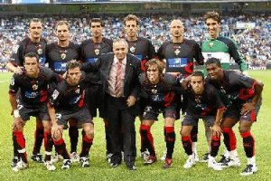 Alfonso García en el santiago Bernabéu.