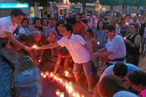 La concentración fue respaldada por muchos vecinos