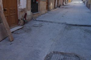 Calle Descanso en el casco histórico de la capital.