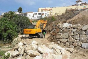 El alcalde ha visitado las obras.