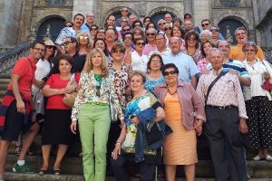 La concejal María Dolores Ortega encabezó el viaje.