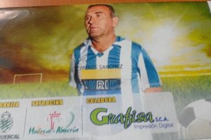 Paco Pomedio en el cartel homenaje.