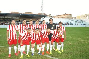 El once que jugó en Aguilas.