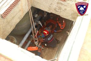 Lugar del accidente y momento del rescate