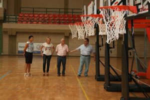 Nuevas canastas para los pabellones.