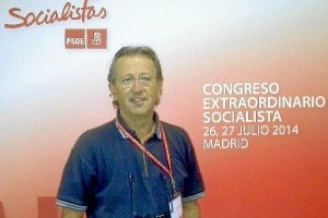 José María Garrido, en el congreso del PSOE en Madrid