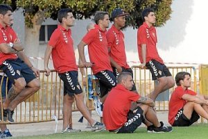 Plante de los futbolistas.