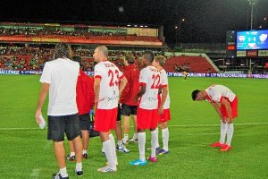 Thomas, antes de debutar en el SCG Stadium.