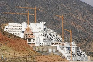 Las obras del hotel llevan años paradas.