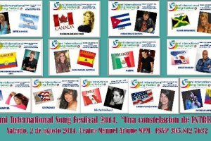 Detalle del cartel del festival con Rocío Zamora. 