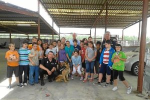 Un grupo de alumnos participantes.