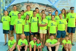 Nadadores/as del Club Natación Jairán Almería.
