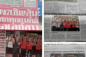 Prensa de Bangkok de este martes.