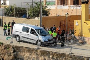 Reconstrucción del suceso en enero de 2012.  x,