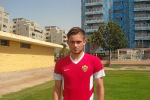 Catalin Care tras la sesión matinal de entrenamiento.e;clip:rec