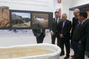 Bañera de principios del siglo XX mostrada en la inauguración del centro en marzo.tyle>.ap