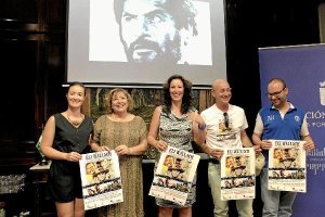 Presentación del homenaje a Eli Wallach ayer en el Palacio provincial. tyle>.apqj{position