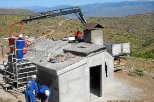Obras en el refugio forestal ‘La Chanata’, de Enix. e;clip:rect