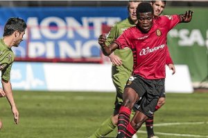 Thomas con la camiseta del Real mallorca la pasada temporada.e;