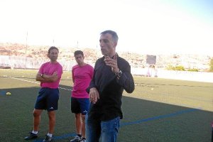 Dando clase a los alumnos del Campus de Porteros.e;clip:rect(46