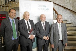 Participantes en la clausura del curso de arbitraje.e;clip:rect