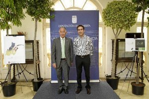 Gabriel Amat y el diputado, Óscar Liria, presentaron ayer en la Diputación el denominado Plan Savia.