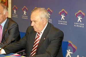 Alfonso García en la rueda de prensa.